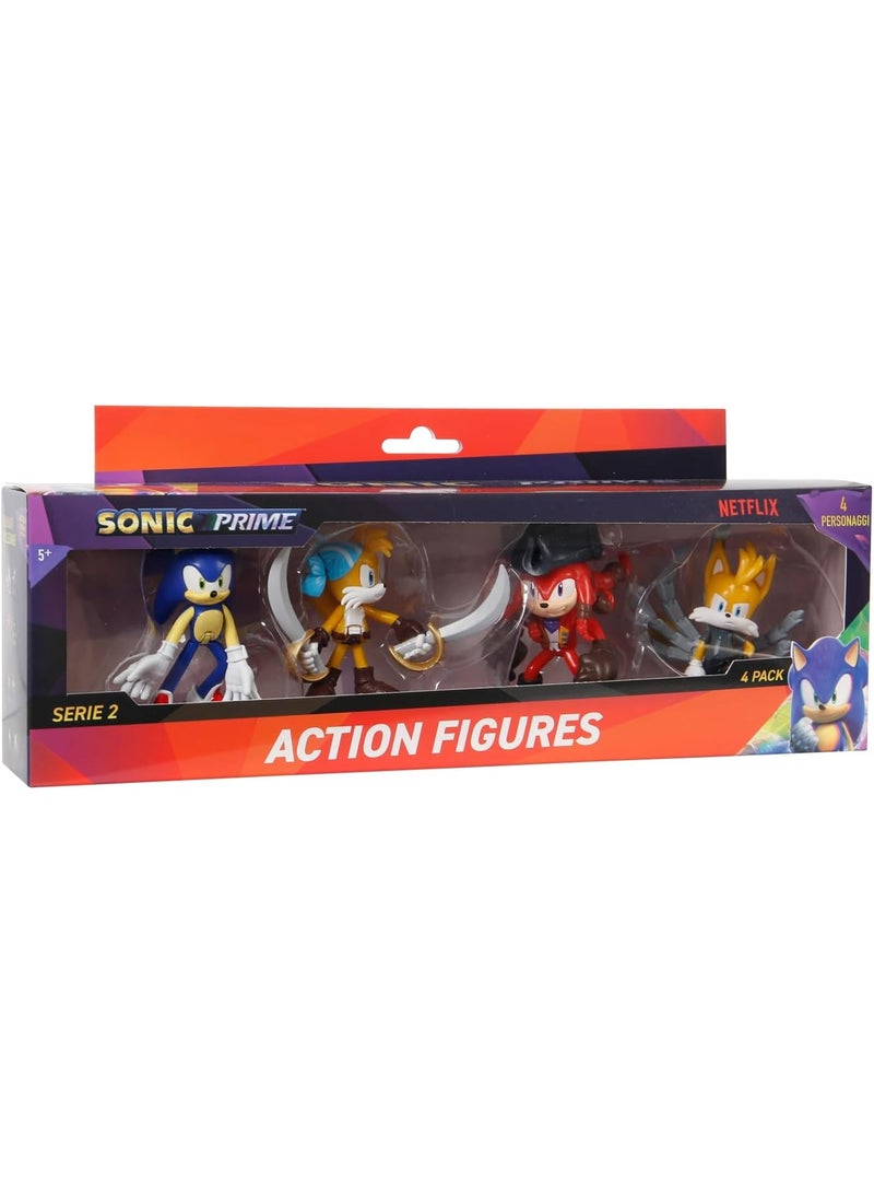 Sonic Figure Action 4Pack Window Box 3Inch SON6240 - Image 3