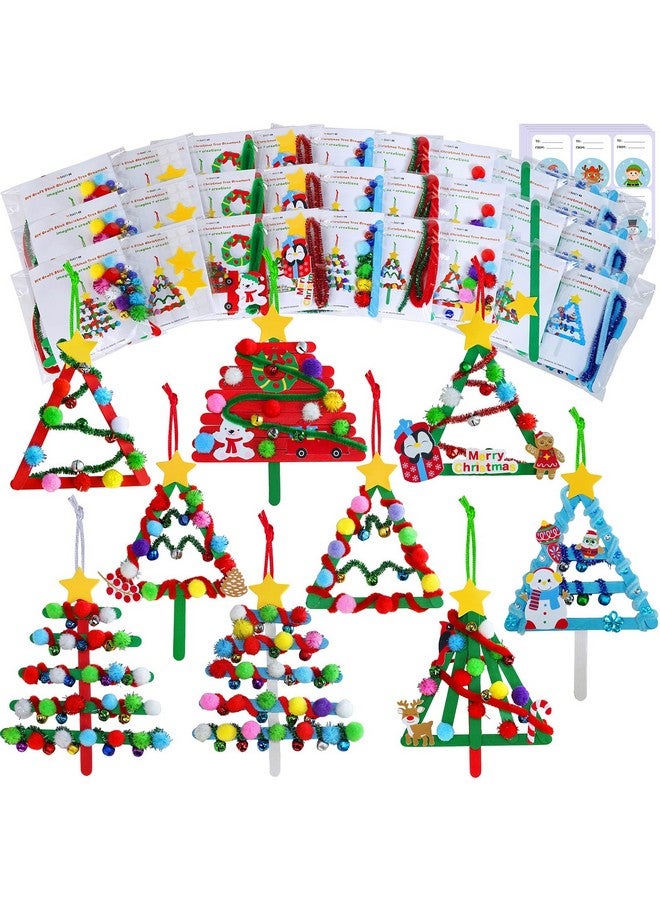 وينلين 27 مجموعة من أدوات الحرف اليدوية لعيد الميلاد، الحرف الشتوية، أعواد المصاصة، زينة شجرة عيد الميلاد، مجموعات فنية، أعواد الحرف اليدوية، ملصقات رغوية لعيد الميلاد للأطفال، أنشطة الفصل الدراسي في العطلات، هدايا الحفلات - Image 1