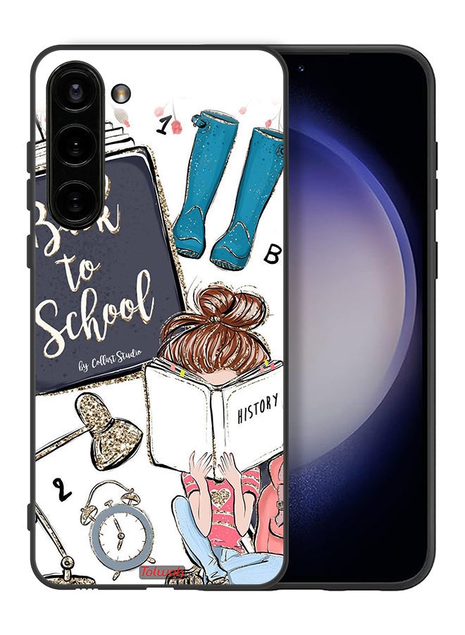 Tolwak Samsung Galaxy S23 Plus 5G Protective Case Cover Back To School Girl Reading History - Image 2