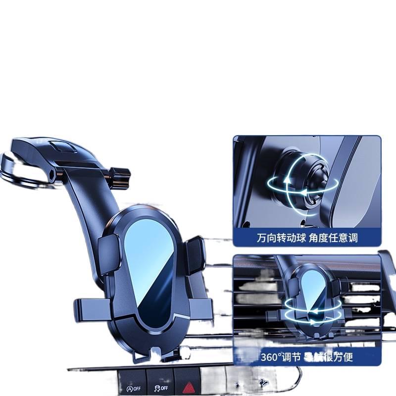 Car Phone Holder, Auto Lock Mechanism, Suction Cup Dashboard Mount, Universal Fit, Black - Image 3