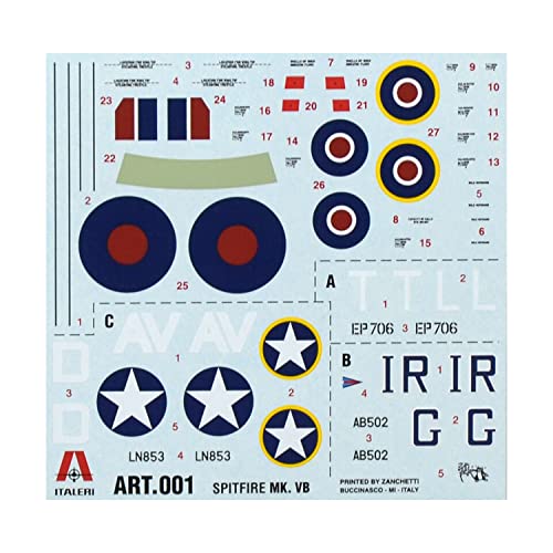 Italeri Models Supermarine Spitfire MK.VB Kit - Image 3
