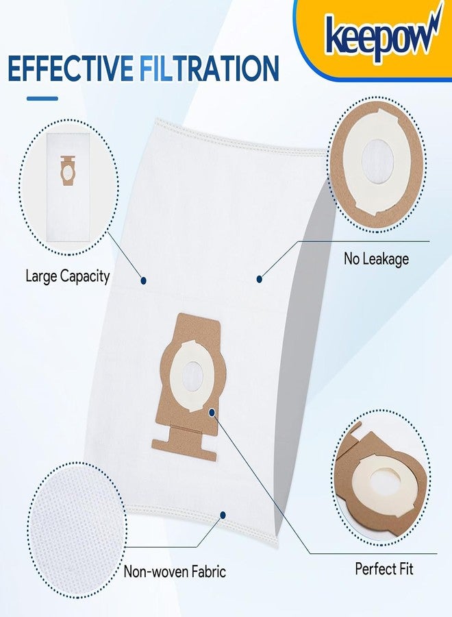 KEEPOW Vacuum Bags for Kirby Sentria, F Style Vacuum Cleaner Bags for Kirby Avalir 2, Ultimate G, Diamond Edition, G Series, Replace Part 204814, 204811, 204803, 204808, 205811 (4+2 Pack) - Image 4