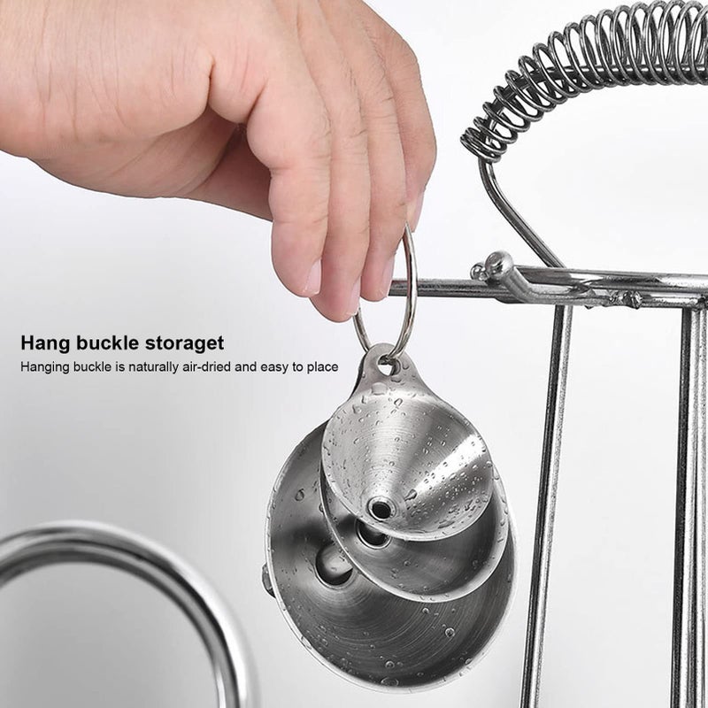 3Pcs Stainless Steel Funnel Set with Ventilation Design for Canning and Bottle Filling - Image 5
