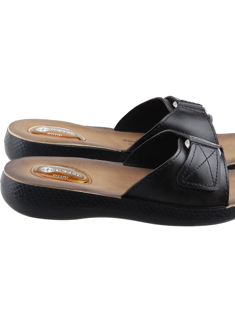 Gezer 10827 Daily Jelly Anatomical Women's Slippers Black  - Image 4