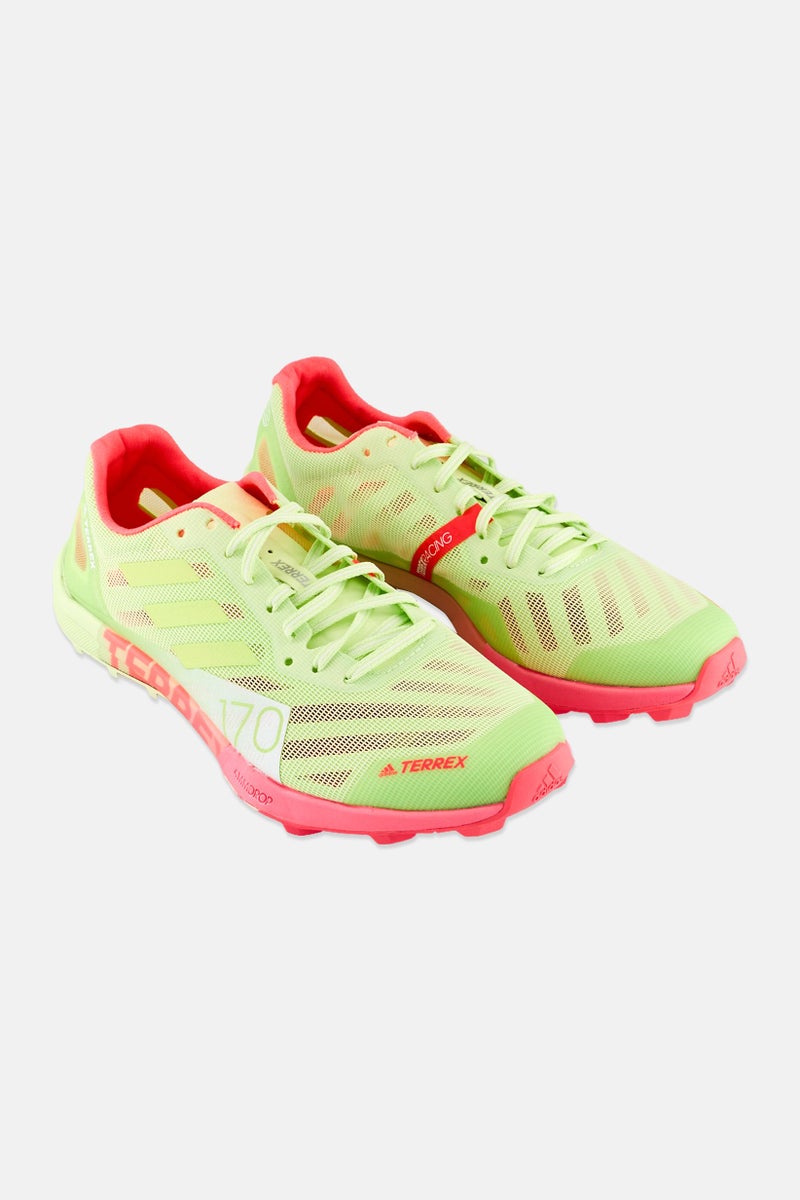 Adidas Women Terrex Speed Pro Lace Up Running Shoes, Light Green  - Image 1