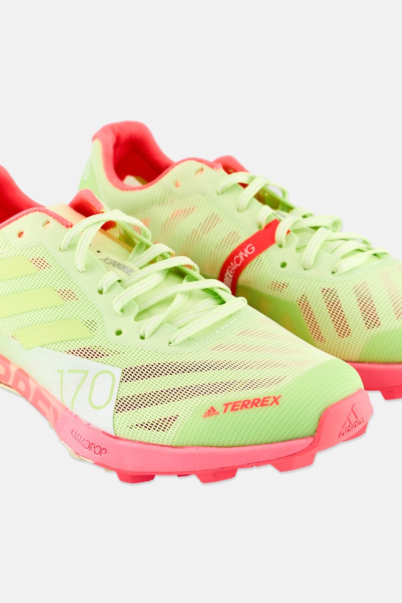 Adidas Women Terrex Speed Pro Lace Up Running Shoes, Light Green  - Image 3