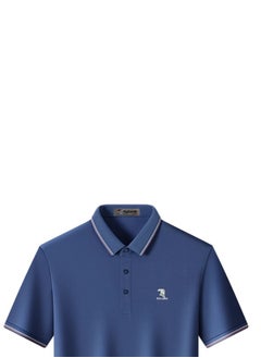 Tucano 【 Mulberry Silk 5A Antibacterial 】 Men's Short sleeved T-shirt Business Polo Shirt  - Image 3