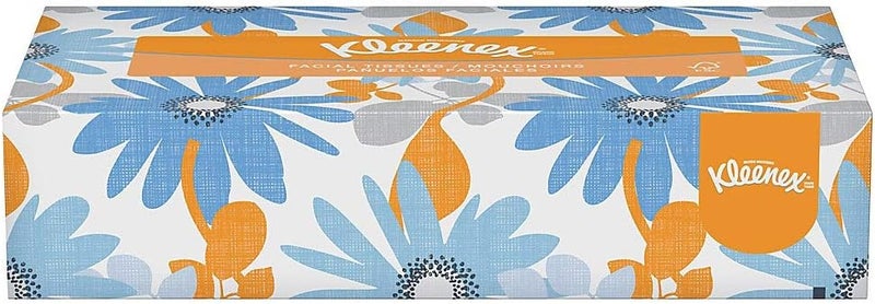 Kimberly-Clark Kleenex Facial Tissue in Pop-Up Box - 125 Unscented Tissues, White - Image 2