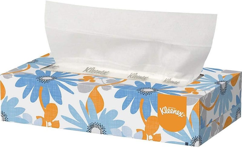 Kimberly-Clark Kleenex Facial Tissue in Pop-Up Box - 125 Unscented Tissues, White - Image 3