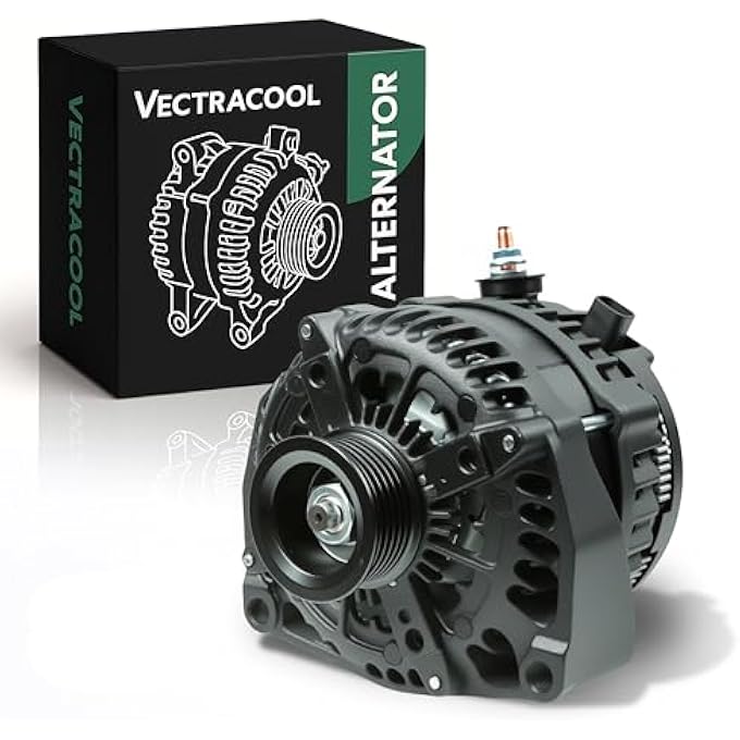 VectraCool 15093928 14V 300Amp High Output Alternator for 09-11 Cadillac Escalade, 07-11 Chevy Avalanche, 07-11 Suburban Tahoe and 07-11 GMC Yukon and 08-09 Hummer H2, Replacement for 15857608 15905871 - Image 1