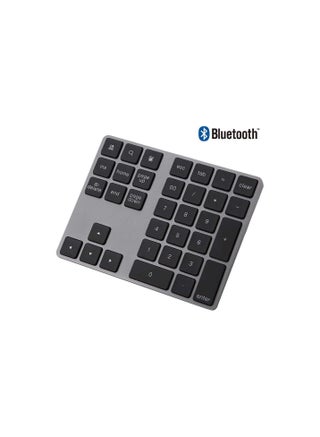 34 Keys Digital Wireless Bluetooth Numeric Keypad Portable Number Pad Keyboard USB Charge for OS X/Mac/Laptop/PC, Compatible with Windows, iOS, Android System - pzsku/ZE0AAA1BE09C43ACD4F38Z/45/1749193990/e948f5aa-1fe6-46f8-a2e7-a7f2ab0d61fc