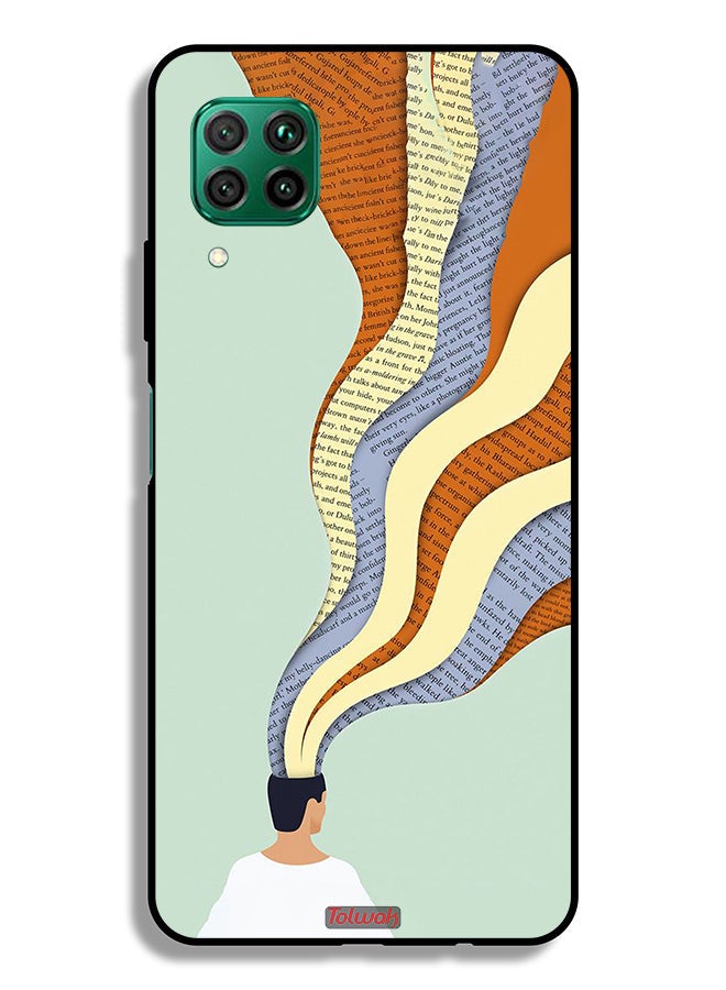 Tolwak Huawei P40 lite 4G Protective Case Cover Data In Mind Art - Image 2