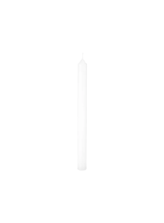 atmosphera 10-Piece Fragrance-Free Dinner Stick Candle Set White 74 g 145070