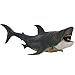Higherbros Megatooth Shark Toys with Openable Jaws The Megalodon 11 Ocean World Realistic Marine Animal Creature Action Figure Great for Bath Toy Beach Toys Birthday Gifts Cake Topper - Image 2