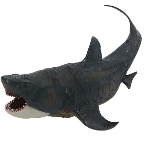 Higherbros Megatooth Shark Toys with Openable Jaws The Megalodon 11 Ocean World Realistic Marine Animal Creature Action Figure Great for Bath Toy Beach Toys Birthday Gifts Cake Topper - Image 5
