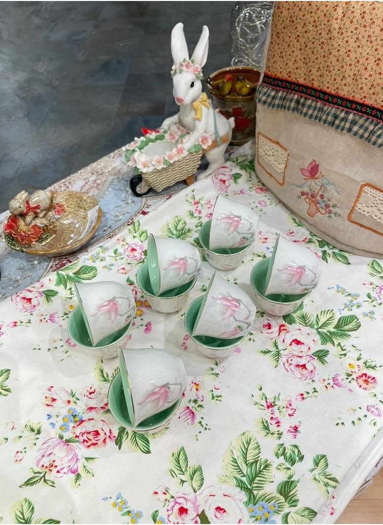 Handsomegift طقم أكواب عربية مكون من 12 قطعة  - Image 2