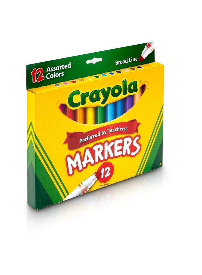 Crayola Nonwashable Broad Point Markers(12/Set) [Set Of 2] - Image 2