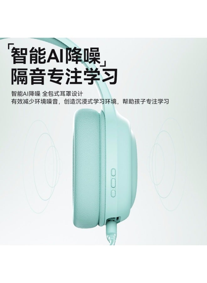 Alpha Egg Student Headset B1 Endorsement Special Children's Headset Recitation Ear Return Immersion Reading Artifact With Wheat - Image 3