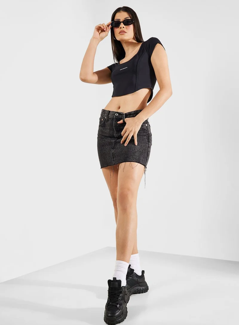 CONVERSE Wordmark Corset T-Shirt