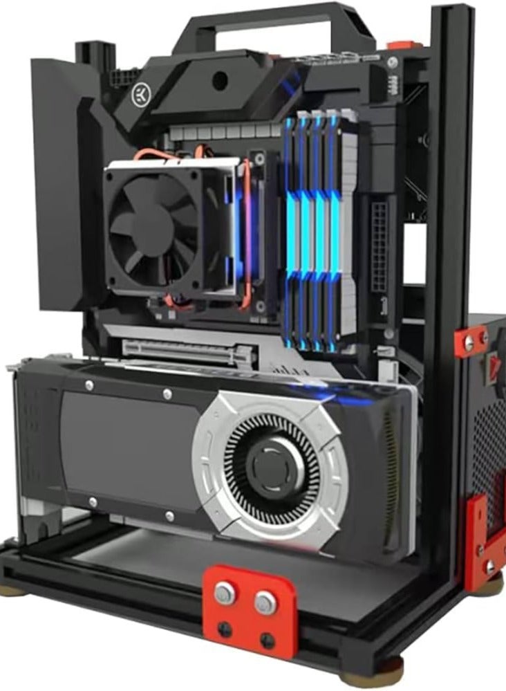 Intel BUDGET GAMING and WORK OPEN AIR PC: Corei5 12400F | RTX 3050 8GB | 16GB RAM | 1TB NVME | Windows 10 | WIFI BT READY - Image 1