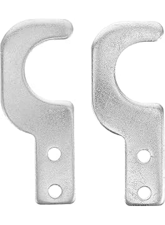 Heavy Duty Scaffold Plank Support Clamps with Locking Rivet Hooks for Construction and Renovation - Image 1