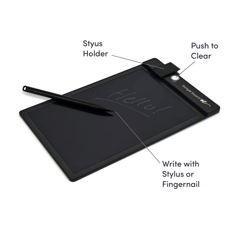 Boogie Board Basics Reusable Writing Pad - Digital Drawing Tablet, LCD Writing Pad with Instant Erase, Includes Stylus Pen - Image 2