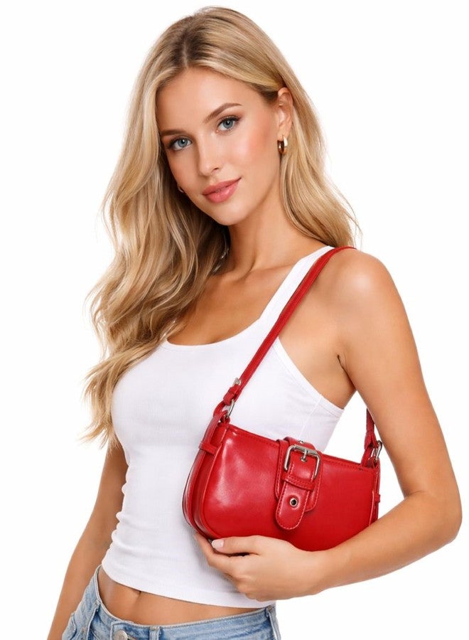 Donicy Glossy Vintage Sling, Soft Box Sling, Buckle Women Bag, Mini Ladies Bag - Image 3