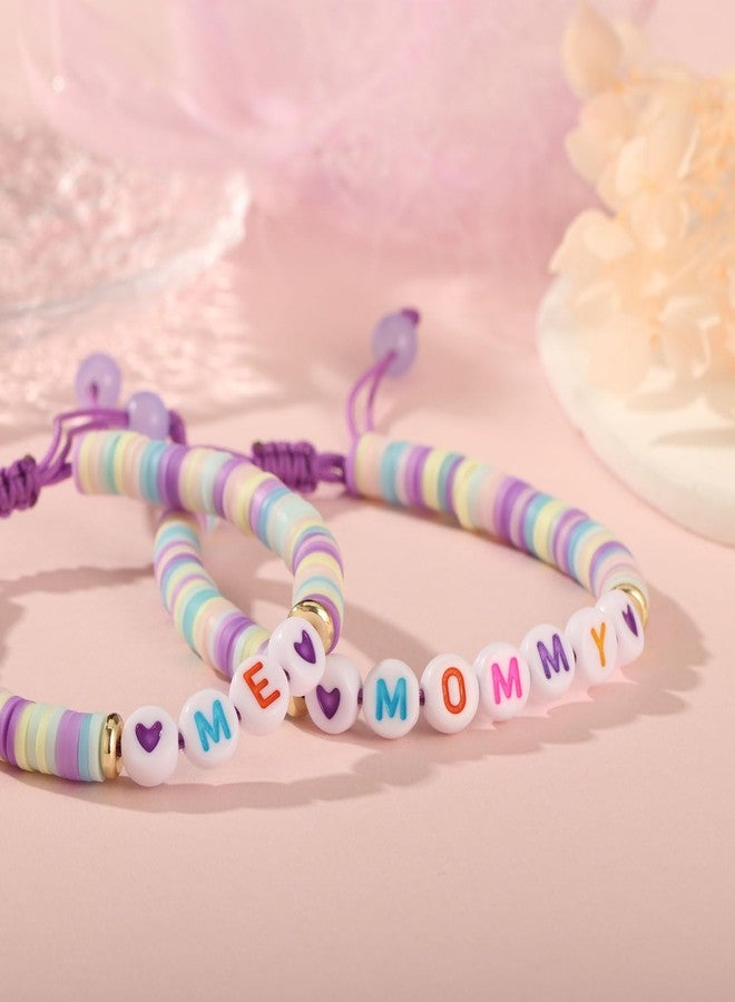 AULSIEY First Day of Kindergarten Bracelet Mommy and Me,Back to School Outfits for Girls,First Day of School Pre K Preschool Bracelet Mommy and Me,Matching Bracelets Back to School Pre K Stuff (Mommy Pre K) - Image 2