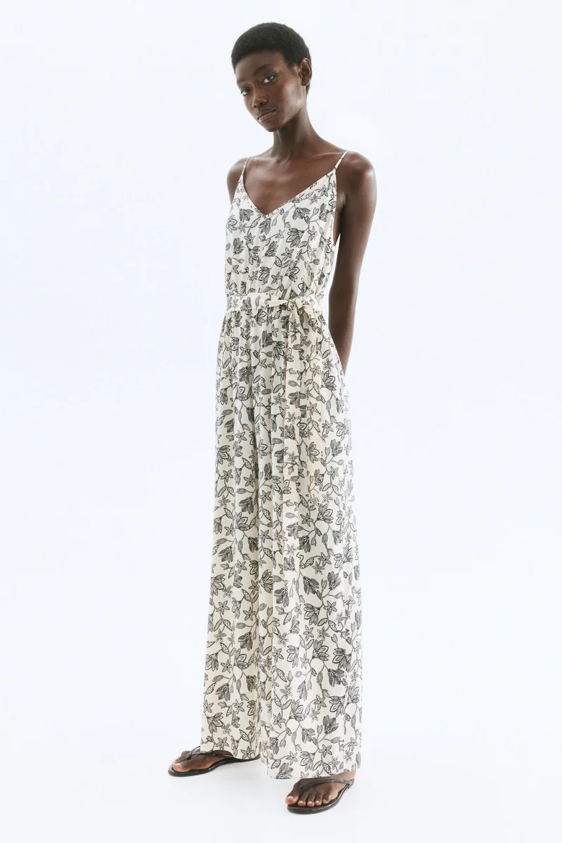 H&M Tie-belt jumpsuit