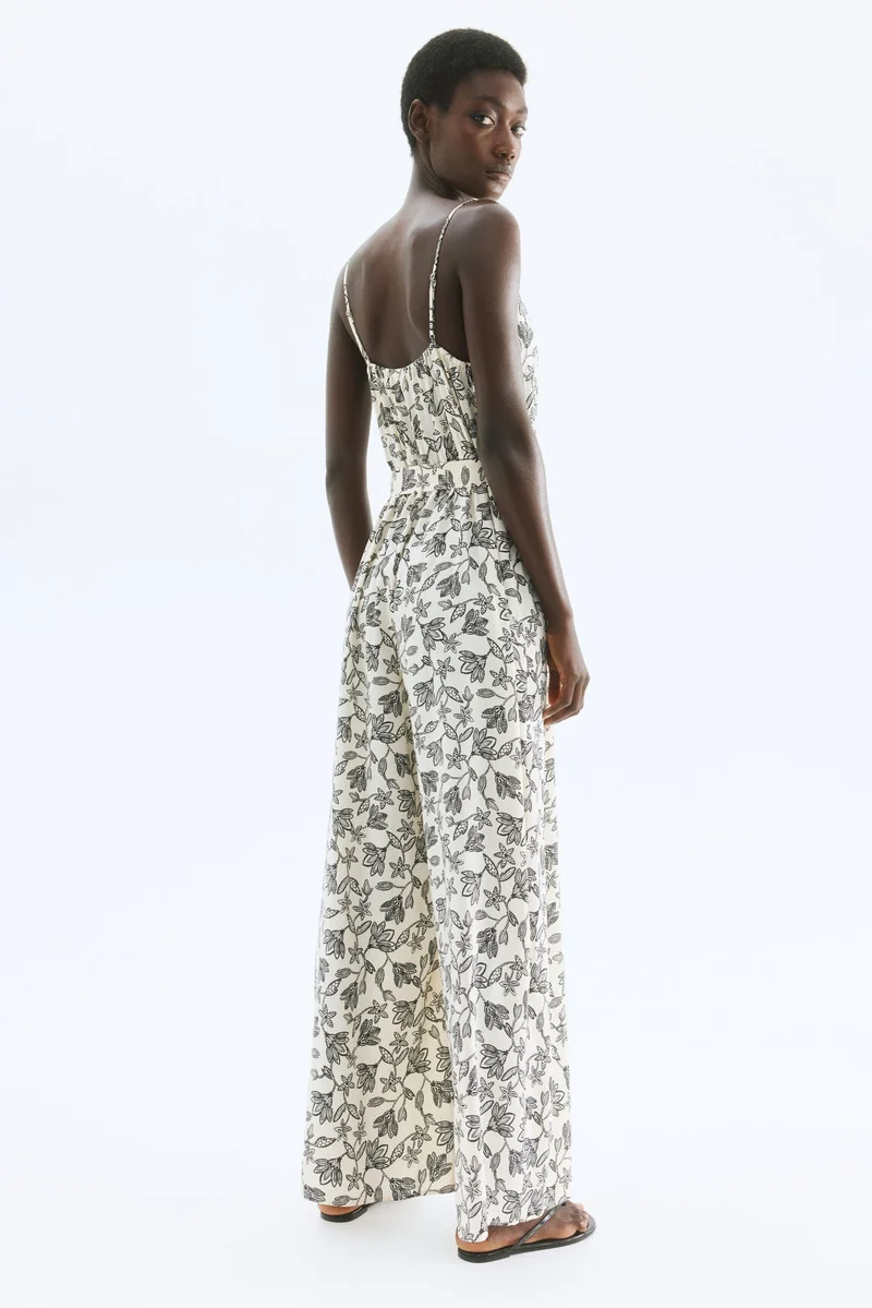 H&M Tie-belt jumpsuit