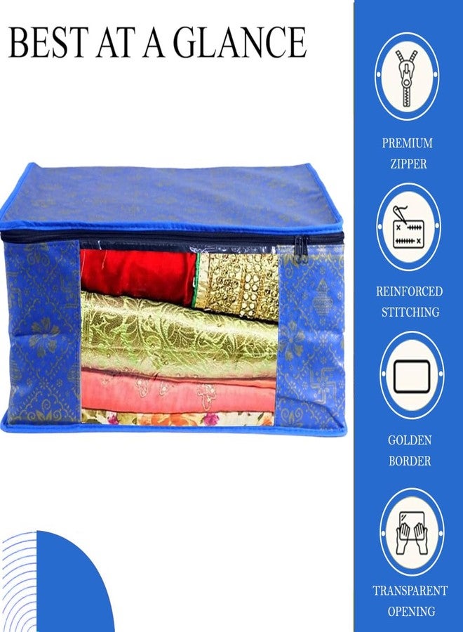 Shaping Fabric Garment Cover Non-Woven 90 GSM with Transparent Window & Double Metal Zipper – Pack of 1 | Dustproof Clothes Storage Bag for Sarees, Suits, Jackets, Shirts SCXLRL1582493517524148524590 - Image 4