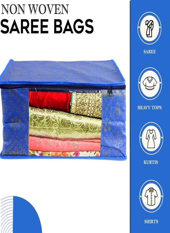 Shaping Fabric Garment Cover Non-Woven 90 GSM with Transparent Window & Double Metal Zipper – Pack of 1 | Dustproof Clothes Storage Bag for Sarees, Suits, Jackets, Shirts SCXLRL1582493517524148524590 - Image 2