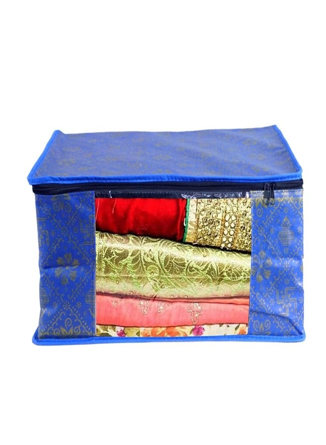 Shaping Fabric Garment Cover Non-Woven 90 GSM with Transparent Window & Double Metal Zipper – Pack of 1 | Dustproof Clothes Storage Bag for Sarees, Suits, Jackets, Shirts SCXLRL1582493517524148524590 - Image 1