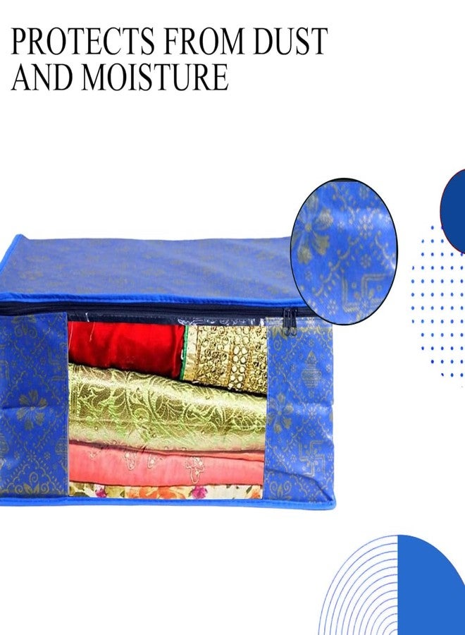 Shaping Fabric Garment Cover Non-Woven 90 GSM with Transparent Window & Double Metal Zipper – Pack of 1 | Dustproof Clothes Storage Bag for Sarees, Suits, Jackets, Shirts SCXLRL1582493517524148524590 - Image 3