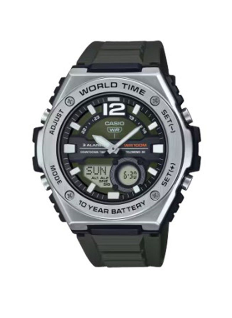 CASIO ساعة يد تناظرية للرجال MWQ-100-3AVDF القياسية
