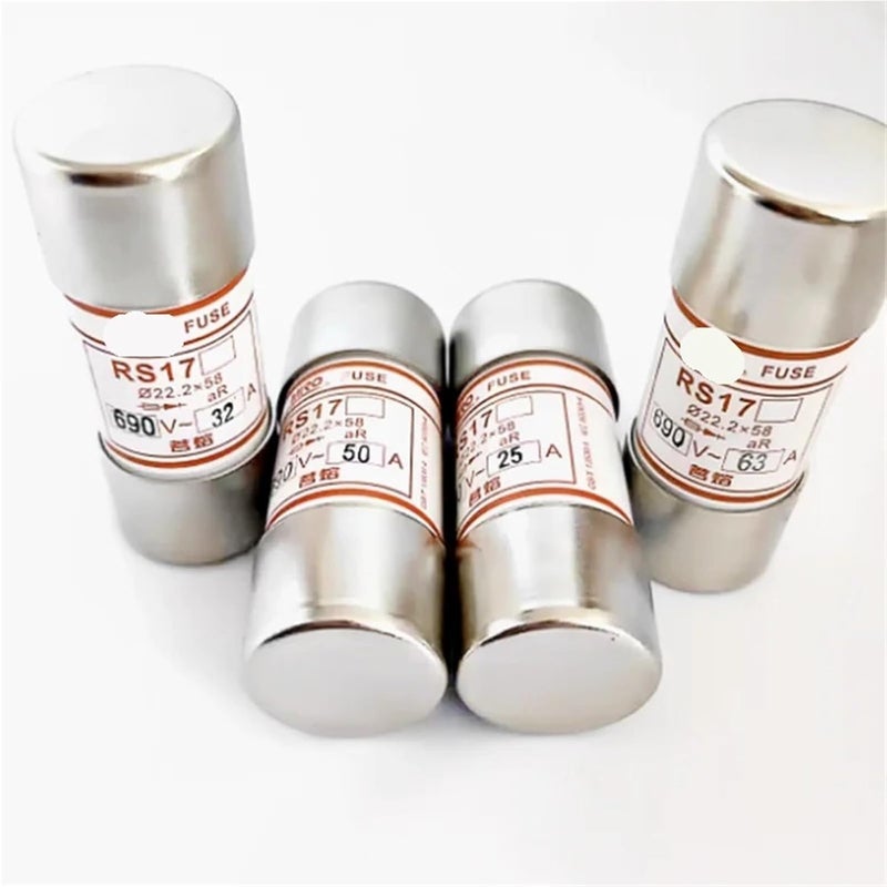 10 قطعة RS17 22x58 مم 63 أمبير قاعدة محول أنبوب فيوز سريع الانصهار RT14 63 RT18 125 AM4 - Image 1