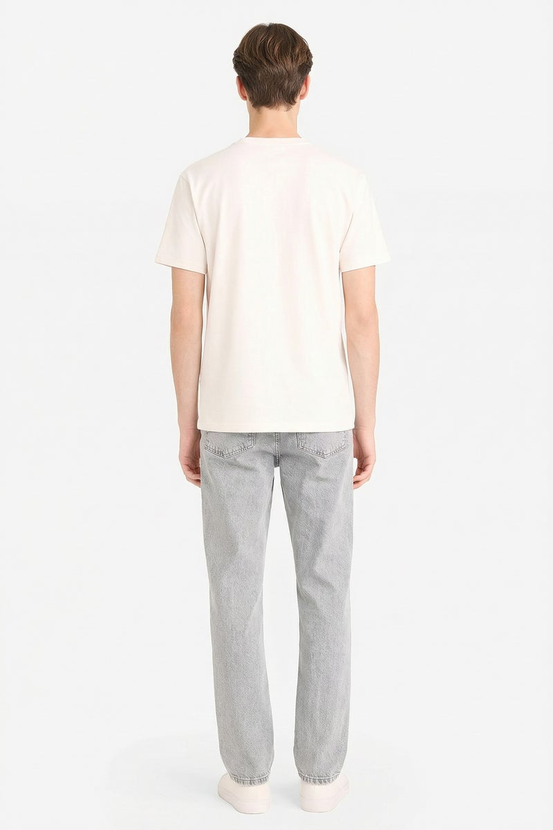 DeFacto Grey Man Straight Fit Jeans Casual - Image 5