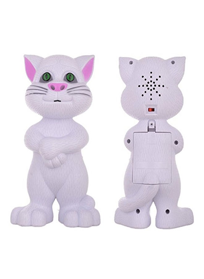 SAMBA Talking Tom Cat with Recording, Music, Story and Touch Functionality, Gray - Image 2