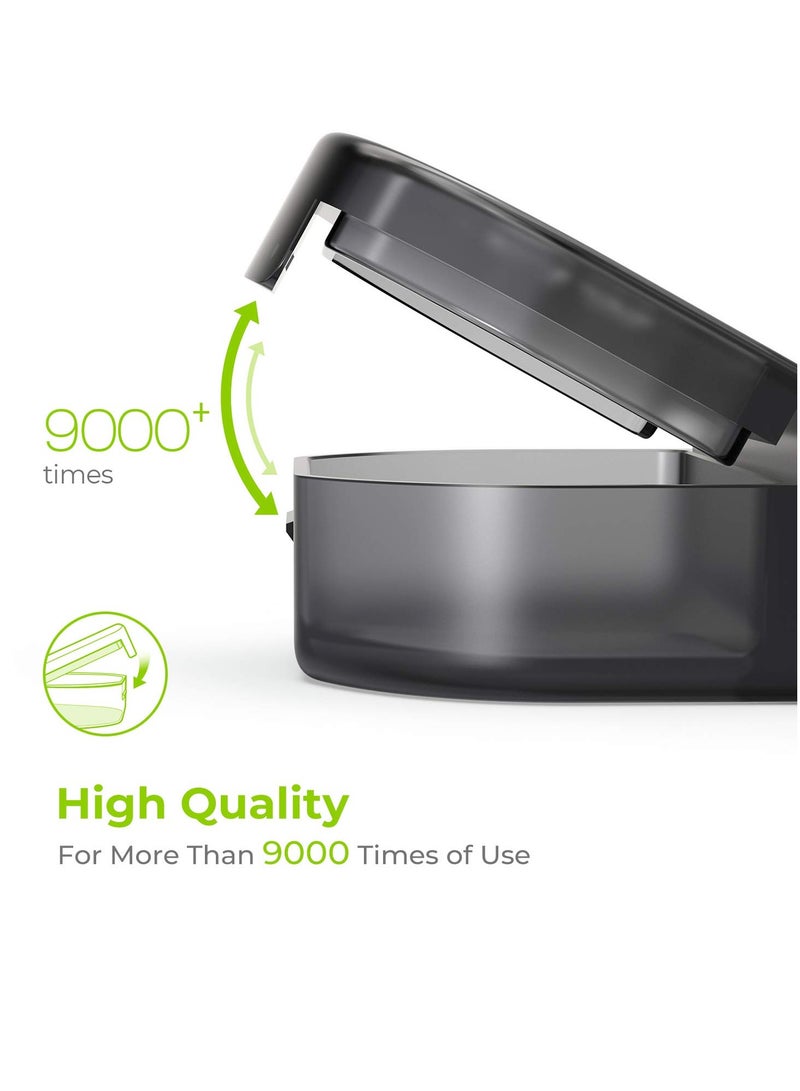 Large Canvas Weekly Pill Organizer with Portable Zipper Bag for AM/PM Medication - 7 Day Dispenser for Supplements and Medications - Image 5