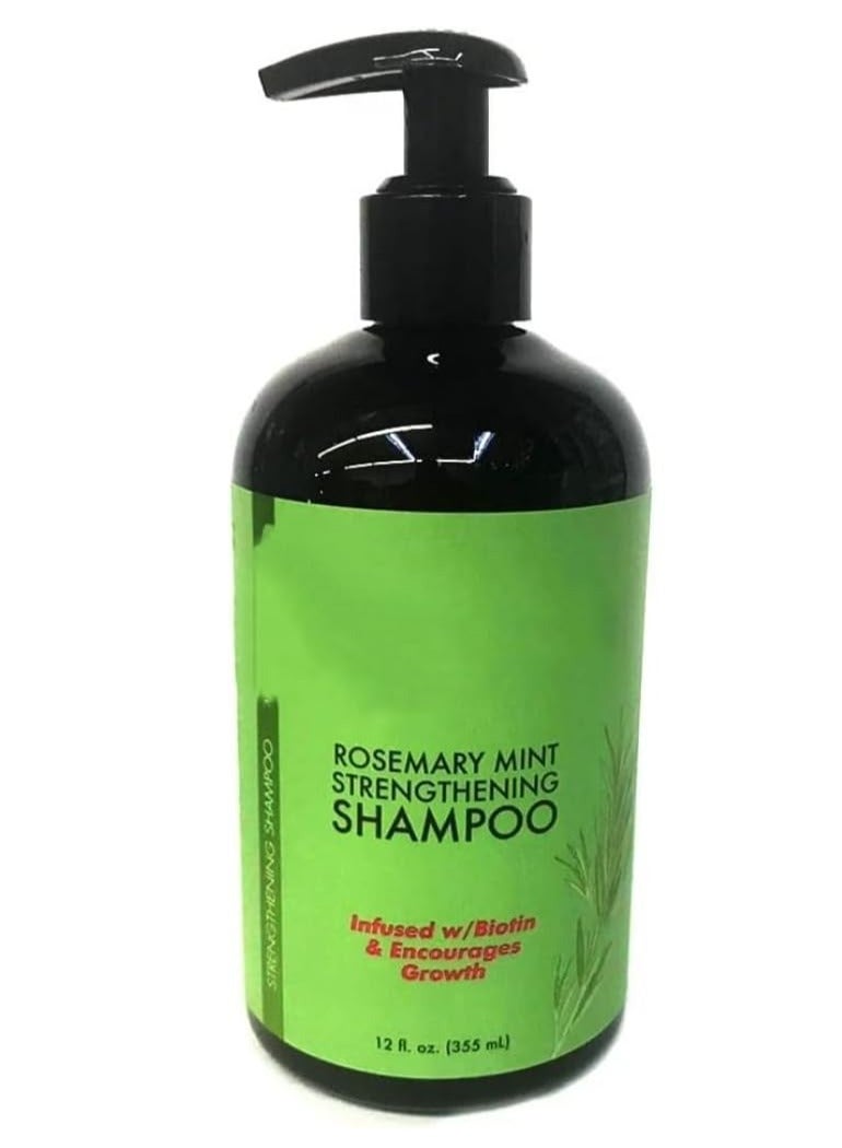 DubaiGallery مجموعة شامبو وبلسم وقناع زيت نمو الشعر العضوي من إكليل الجبل مكونة من 4 قطع - غنية بالبيوتين لنمو شعر قوي وصحي. - Image 3