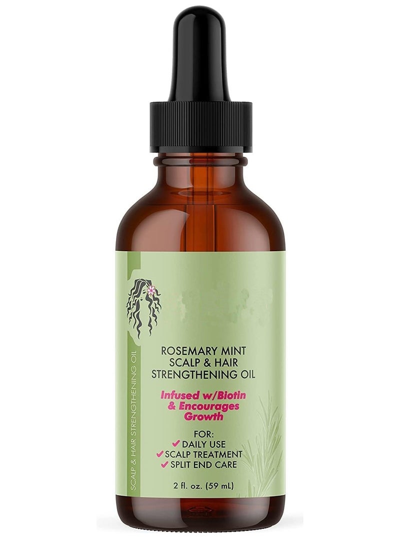 DubaiGallery مجموعة شامبو وبلسم وقناع زيت نمو الشعر العضوي من إكليل الجبل مكونة من 4 قطع - غنية بالبيوتين لنمو شعر قوي وصحي. - Image 5