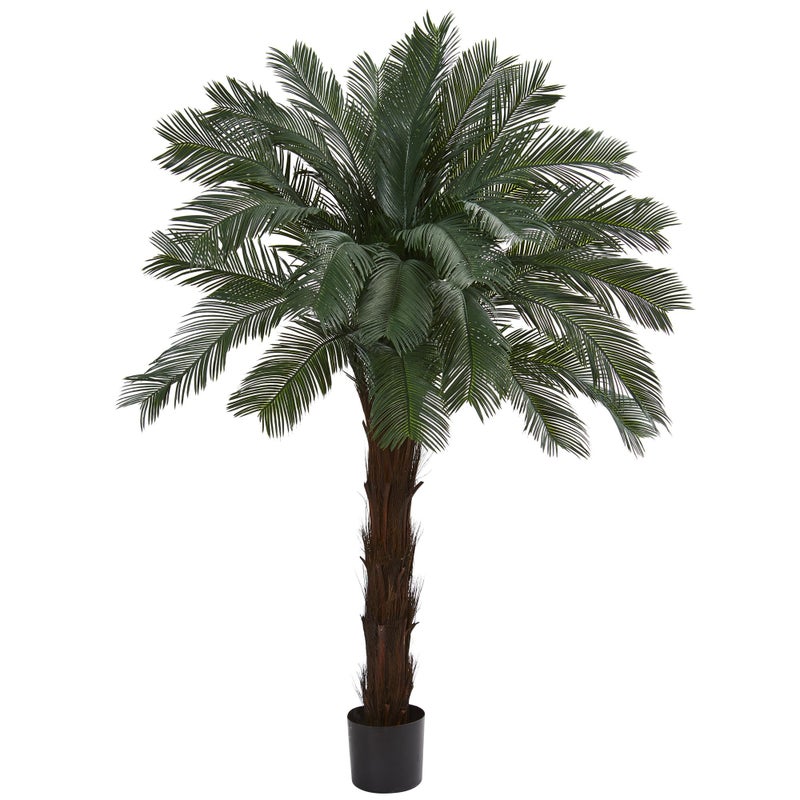 Nearly Natural Nearly Natural 6ft Cycas Artificial Tree UV Resistant IndoorOutdoor 