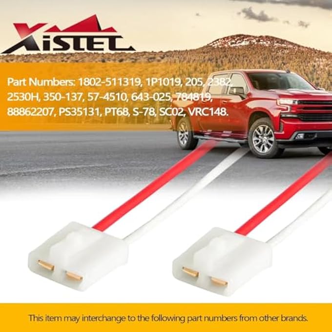 Xislet موصل بديل لأسلاك المولد متوافق مع سيارات وشاحنات GM من 72-88 10SI 12SI 15SI 17SI مجموعة إصلاح موصل الأسلاك PT2288 88862207 - Image 2
