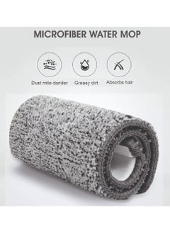 dreamons link Microfiber Flat Mop with Bucket, Cleaning Squeeze Hand Free Floor Mop, 3 Reusable Mop Pads, Stainless Steel Handle,360° Rotating Head Squeeze Flat Mop  - Image 3