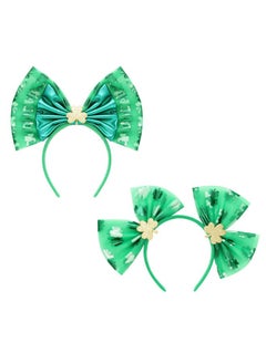 St Patrick'S Day Headbands Green Bow Hair Hoop Shamrock Hair Band Festival Party Hair Accessories For Women And Girls(2Pcs) - pzsku/ZE0AC542FBEDE732023A7Z/45/_/1718643841/0bed7bc1-c135-4049-bdfa-7ff89d1fdd98