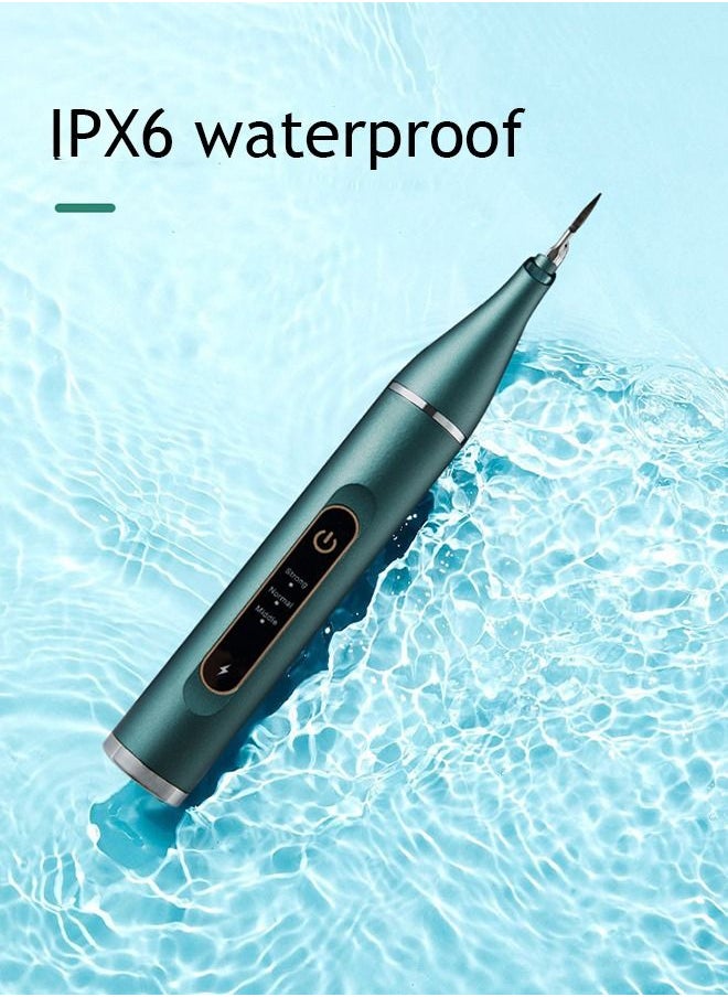 Arabest - Electric Rechargeable Plaque Remover for Teeth,Teeth Cleaning Kit with LED Light,Tooth Cleaner Tartar Remover Plaque Blaster,Oral Care for Home ,with 3 Adjustable Modes and 2 Replacement Head - Image 1