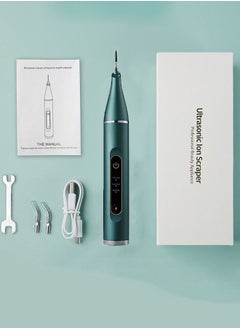 Electric Rechargeable Plaque Remover for Teeth,Teeth Cleaning Kit with LED Light,Tooth Cleaner Tartar Remover Plaque Blaster,Oral Care for Home ,with 3 Adjustable Modes and 2 Replacement Head