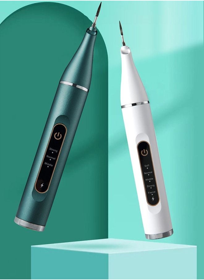 Arabest - Electric Rechargeable Plaque Remover for Teeth,Teeth Cleaning Kit with LED Light,Tooth Cleaner Tartar Remover Plaque Blaster,Oral Care for Home ,with 3 Adjustable Modes and 2 Replacement Head - Image 1