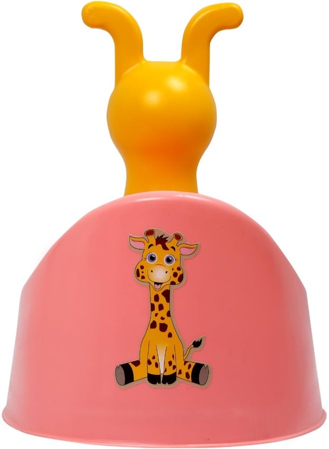 ESQUBE Esqube Baby World Potty Seat with Adorable Rabbit Toy, Pink  - Image 3