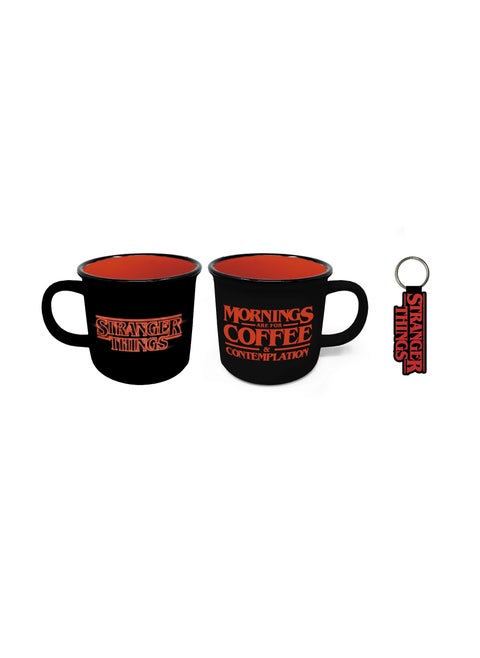 Stranger Things Coffee and Contemplation (Gift Set Mug & Keychains)